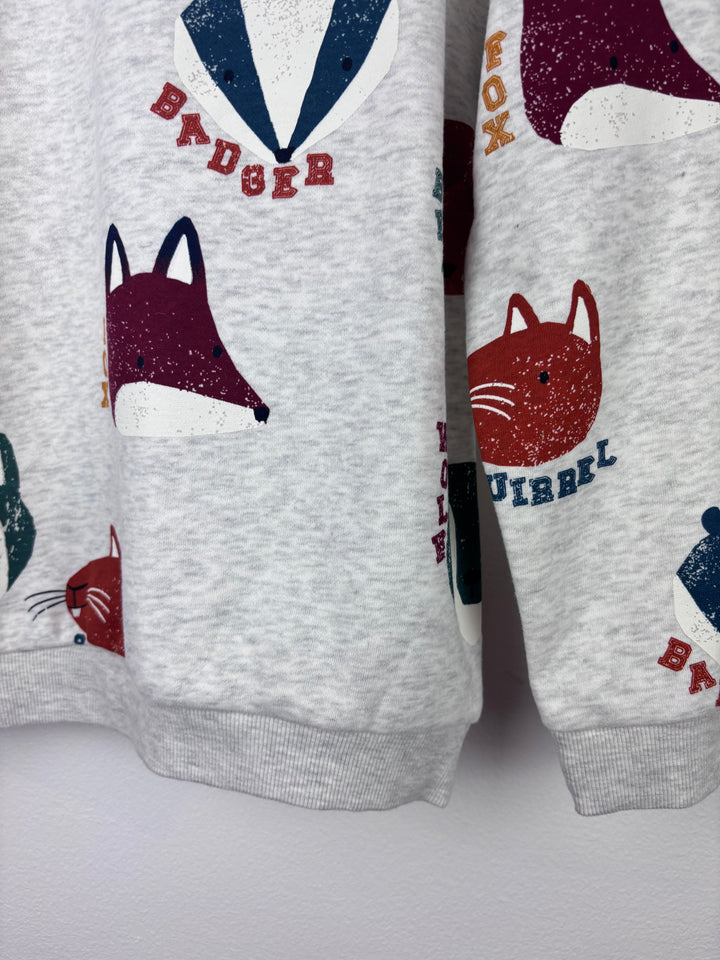 Nutmeg Animal Print Jumper 6-7 Years-Jumpers-Second Snuggle Preloved