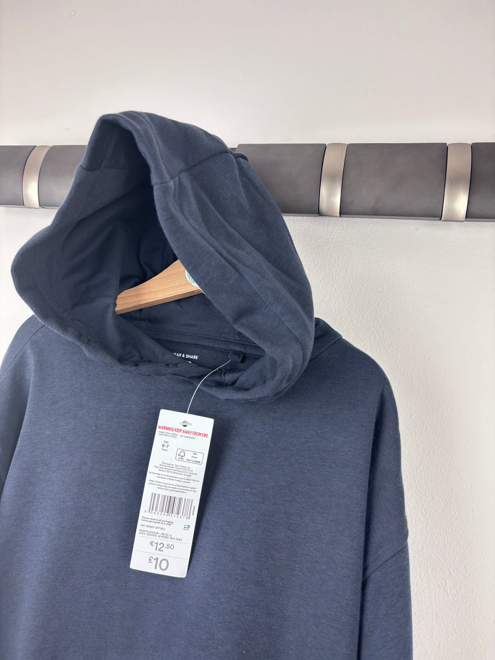 Fred And Flo Navy Hoodie 6-7 Years-Hoodies-Second Snuggle Preloved