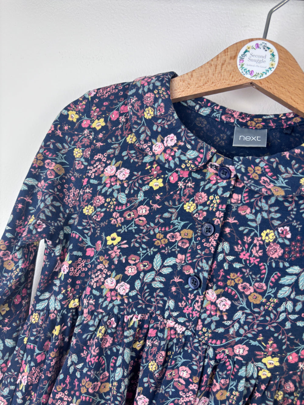 Next Floral Dress 2-3 Years-Dresses-Second Snuggle Preloved