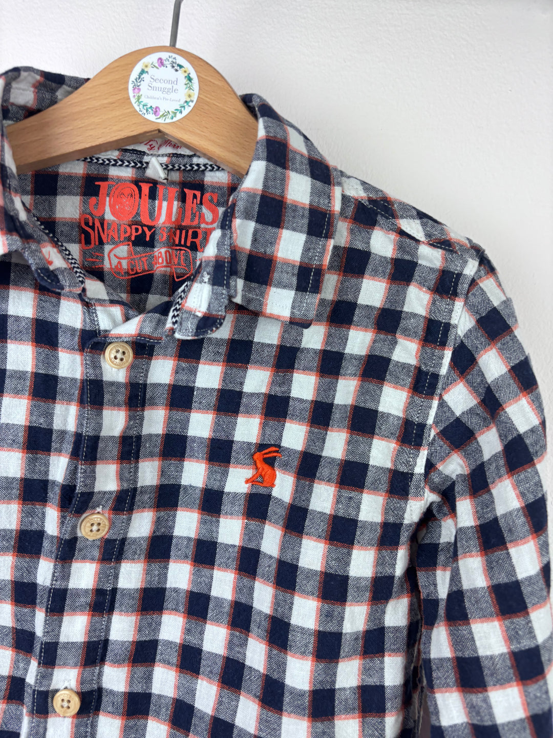 Joules Checked Shirt 6 Years-Shirts-Second Snuggle Preloved