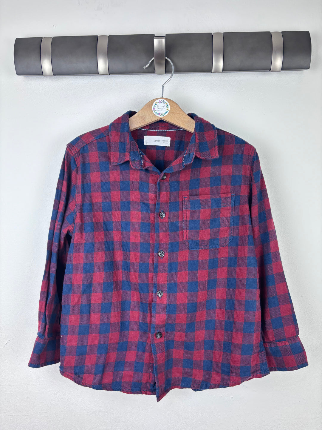 Mango Checked Shirt 5 Years-Shirts-Second Snuggle Preloved