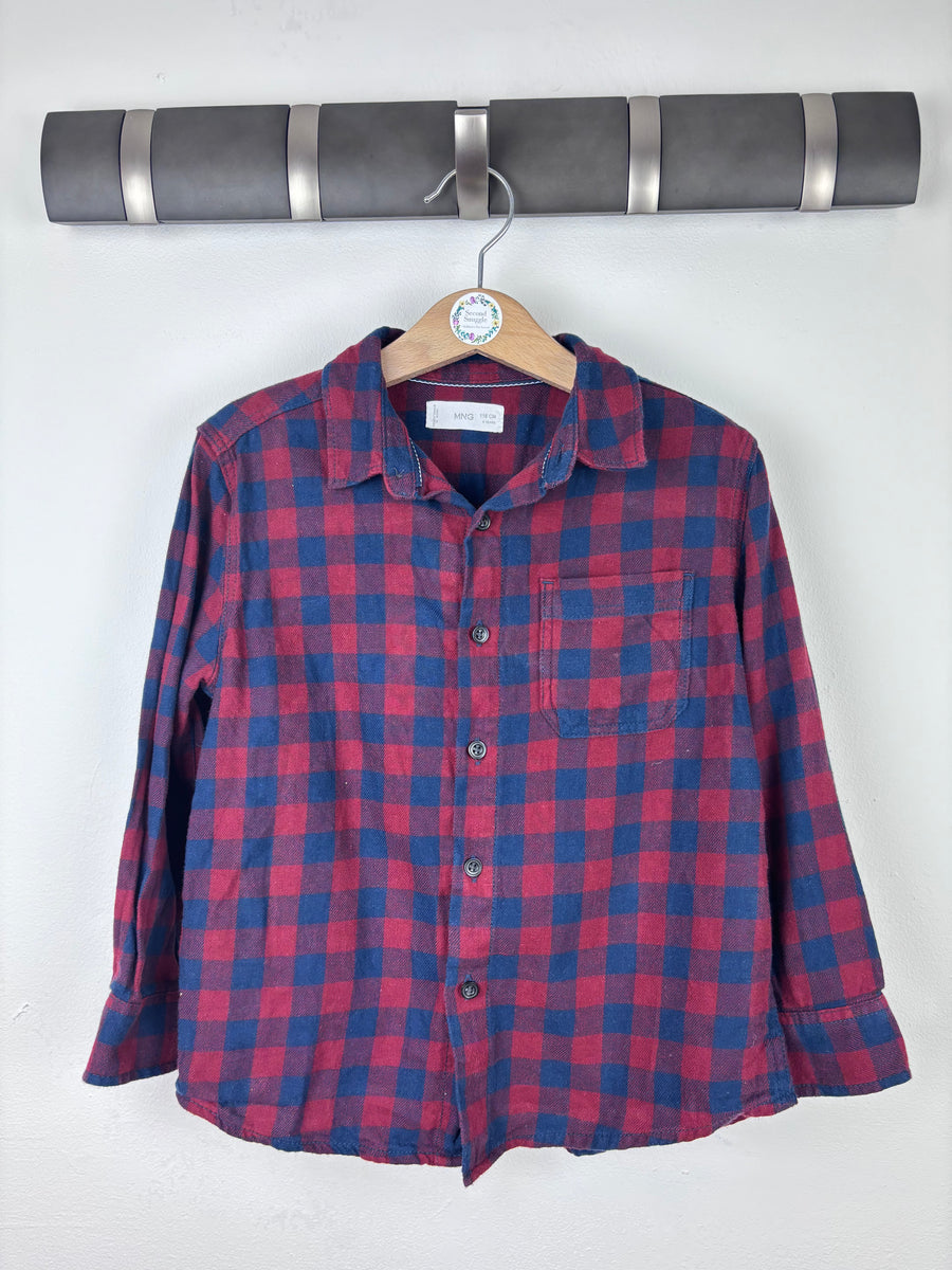 Mango Checked Shirt 5 Years-Shirts-Second Snuggle Preloved