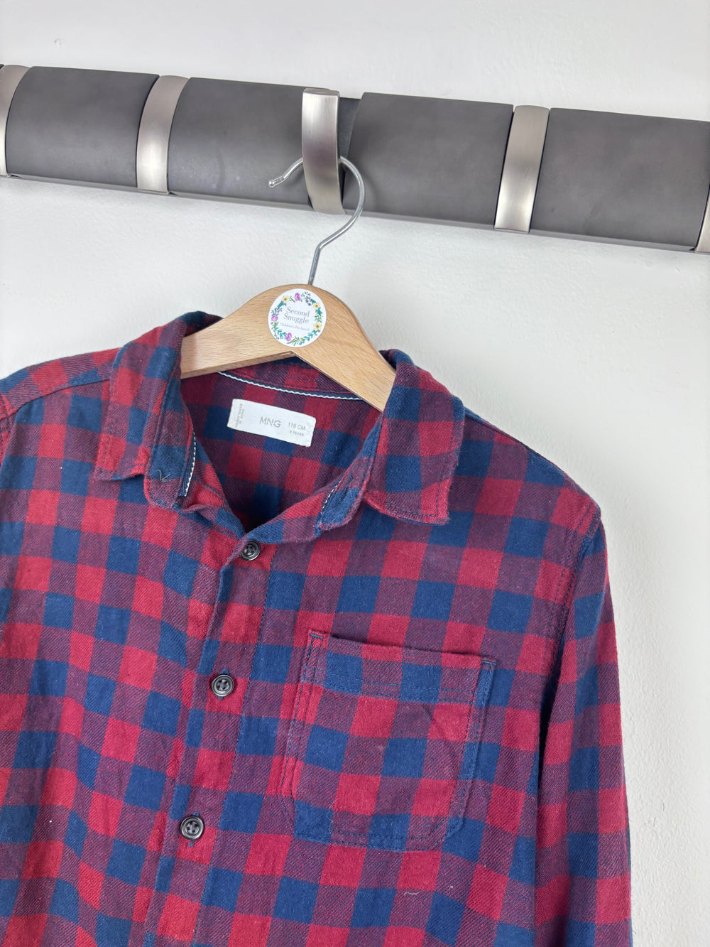 Mango Checked Shirt 5 Years-Shirts-Second Snuggle Preloved