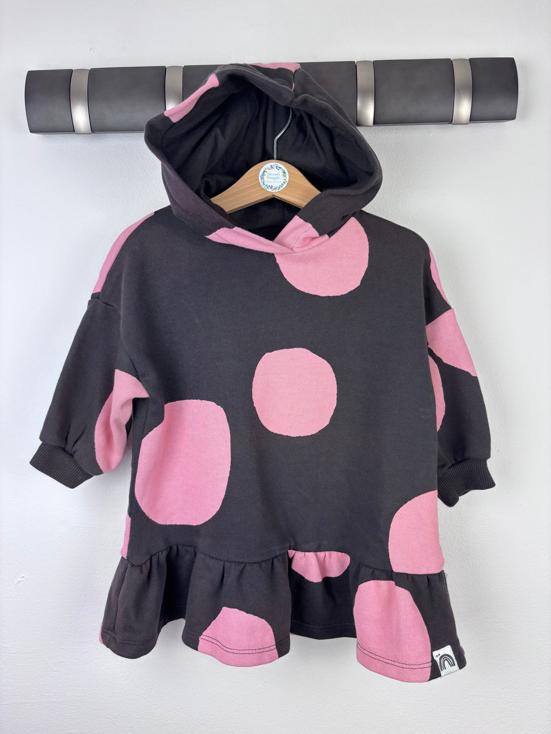 Next Hoodie Dress 12-18 Months-Dresses-Second Snuggle Preloved