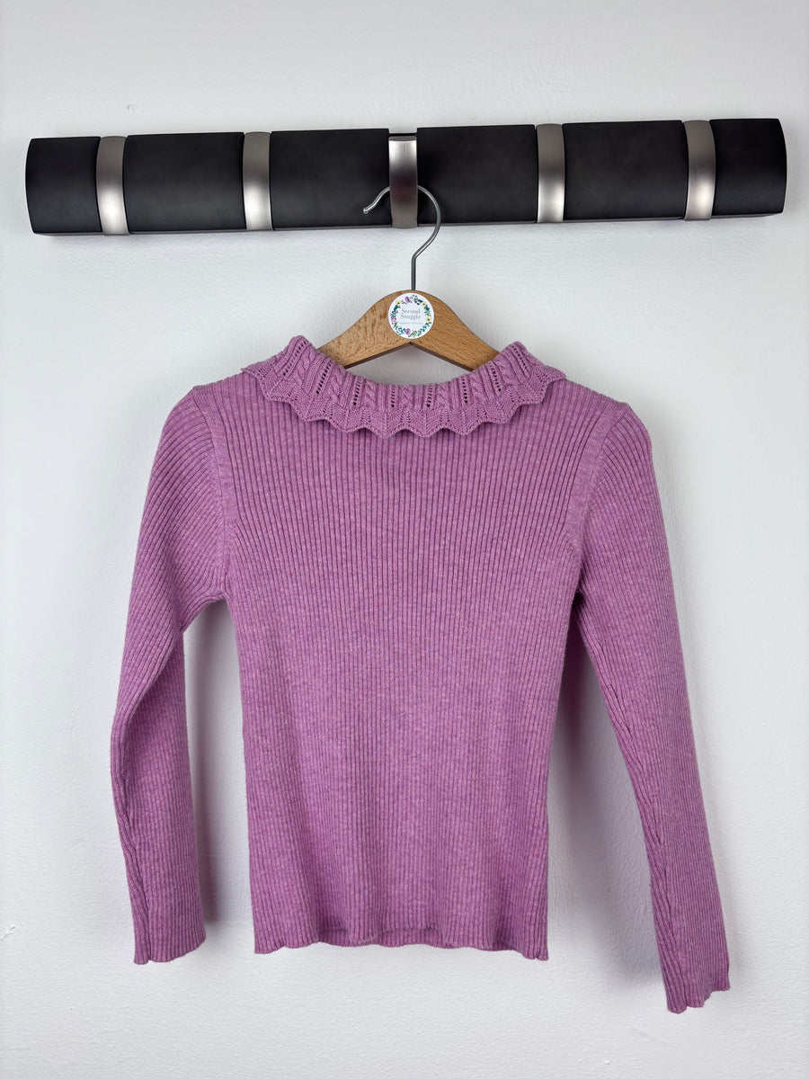 Next Ribbed Lilac Jumper 2-3 Years-Tops-Second Snuggle Preloved
