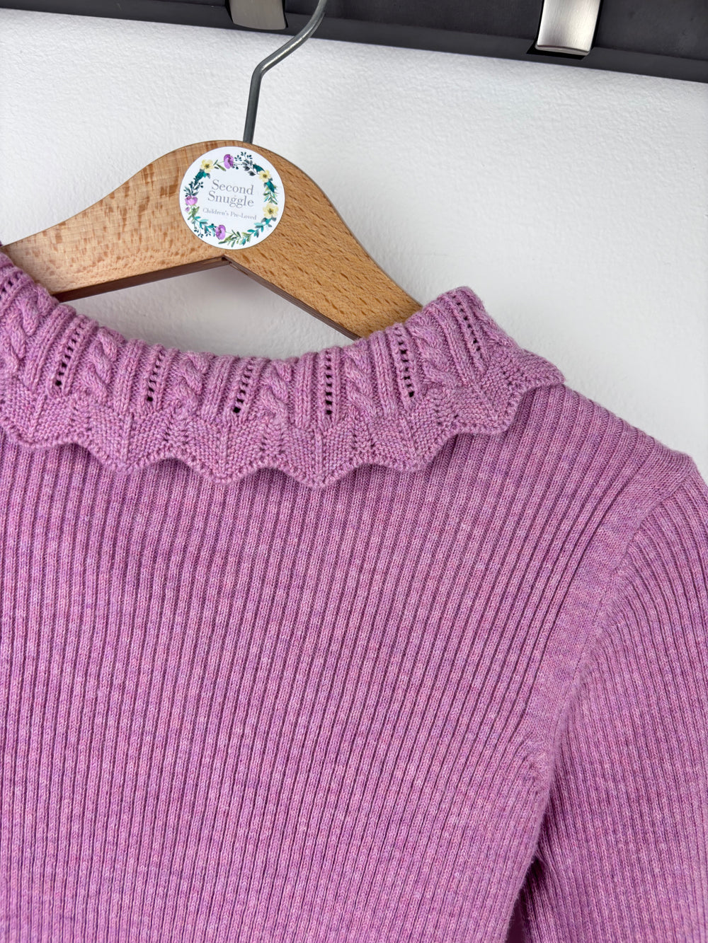 Next Ribbed Lilac Jumper 2-3 Years-Tops-Second Snuggle Preloved