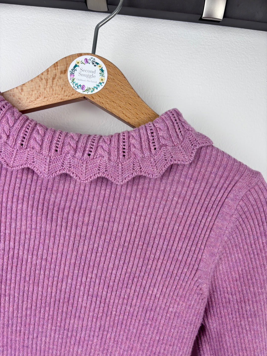 Next Ribbed Lilac Jumper 2-3 Years-Tops-Second Snuggle Preloved