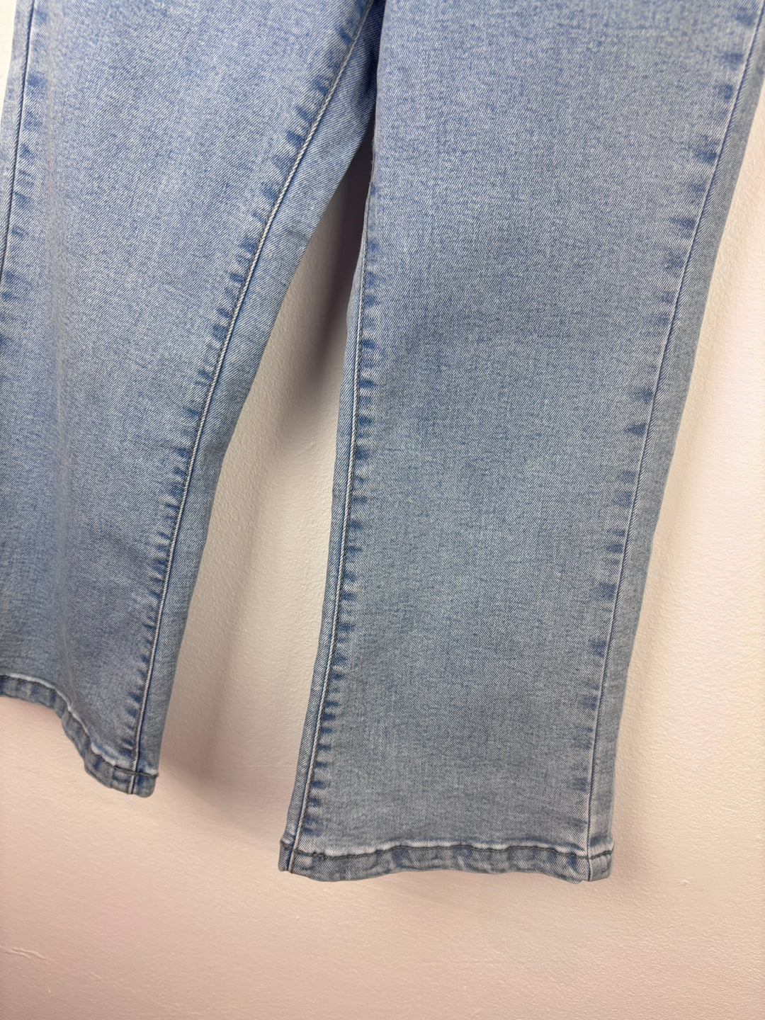 Next Light Blue Wide Leg Jeans 6 Years-Trousers-Second Snuggle Preloved