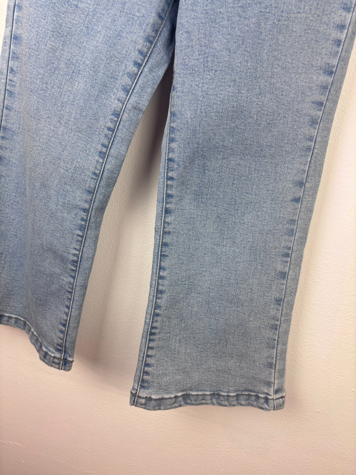 Next Light Blue Wide Leg Jeans 6 Years-Trousers-Second Snuggle Preloved