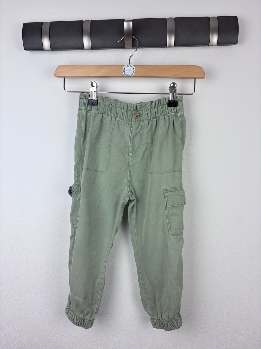 George Green Cargo Trousers 2-3 Years-Trousers-Second Snuggle Preloved