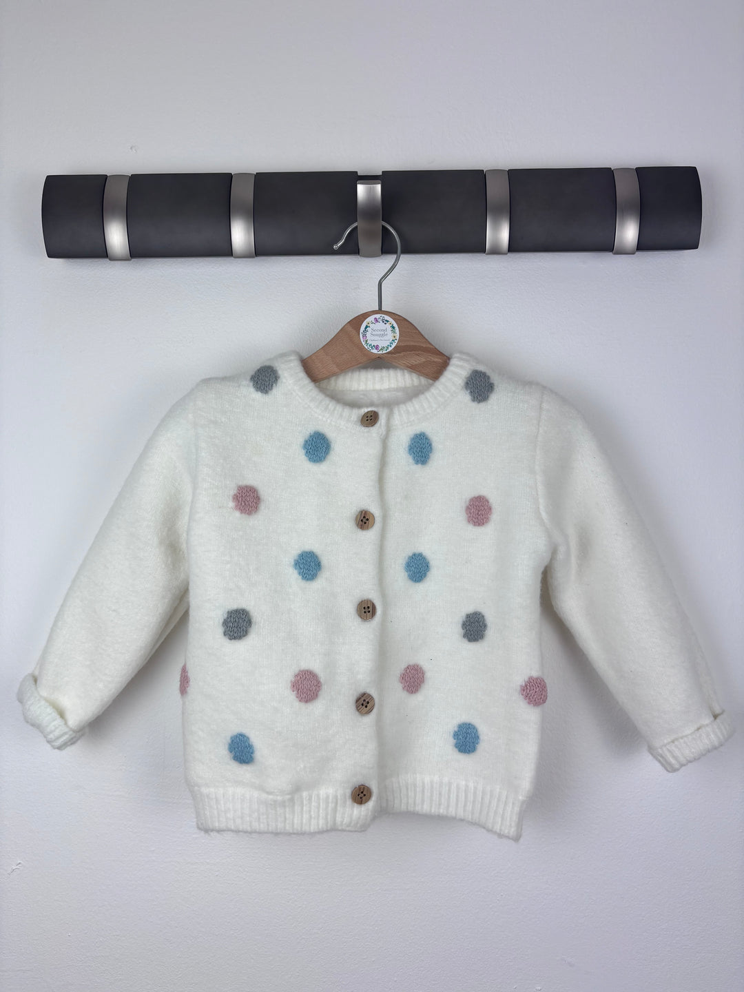 Nutmeg Spot Cardigan 12-18 Months-Cardigans-Second Snuggle Preloved