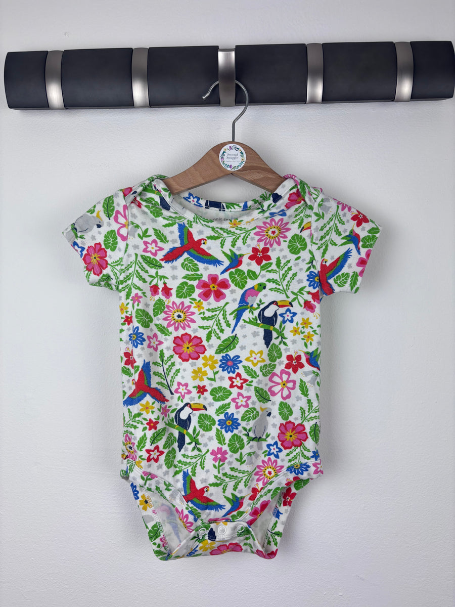 Frugi Bird Bodysuit 9-12 Months-Vests-Second Snuggle Preloved
