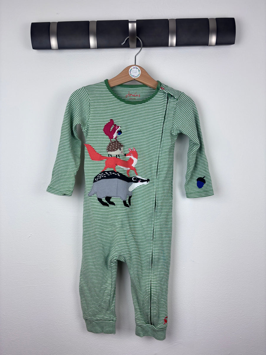 Joules Forest Romper 12-18 Months-Rompers-Second Snuggle Preloved