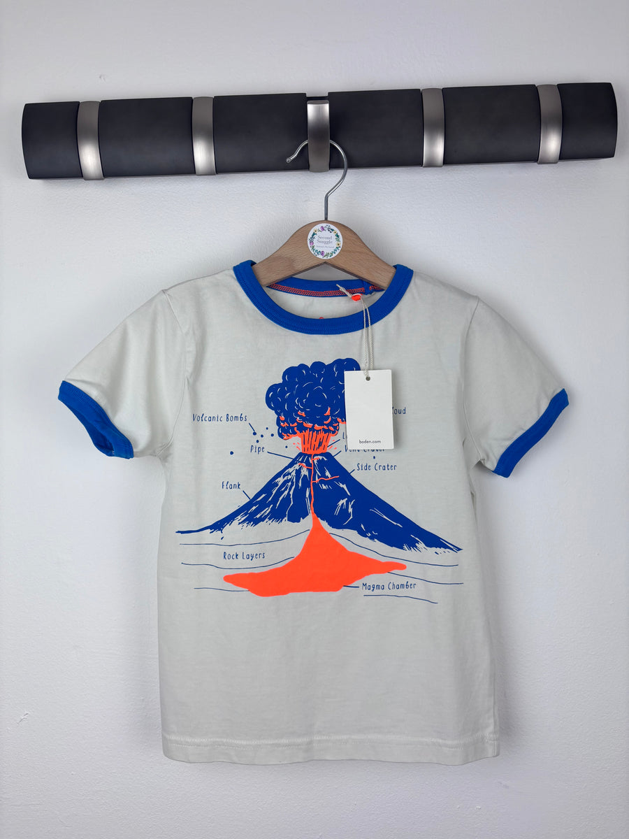 Boden Volcano T Shirt 3-4 Years-Tops-Second Snuggle Preloved