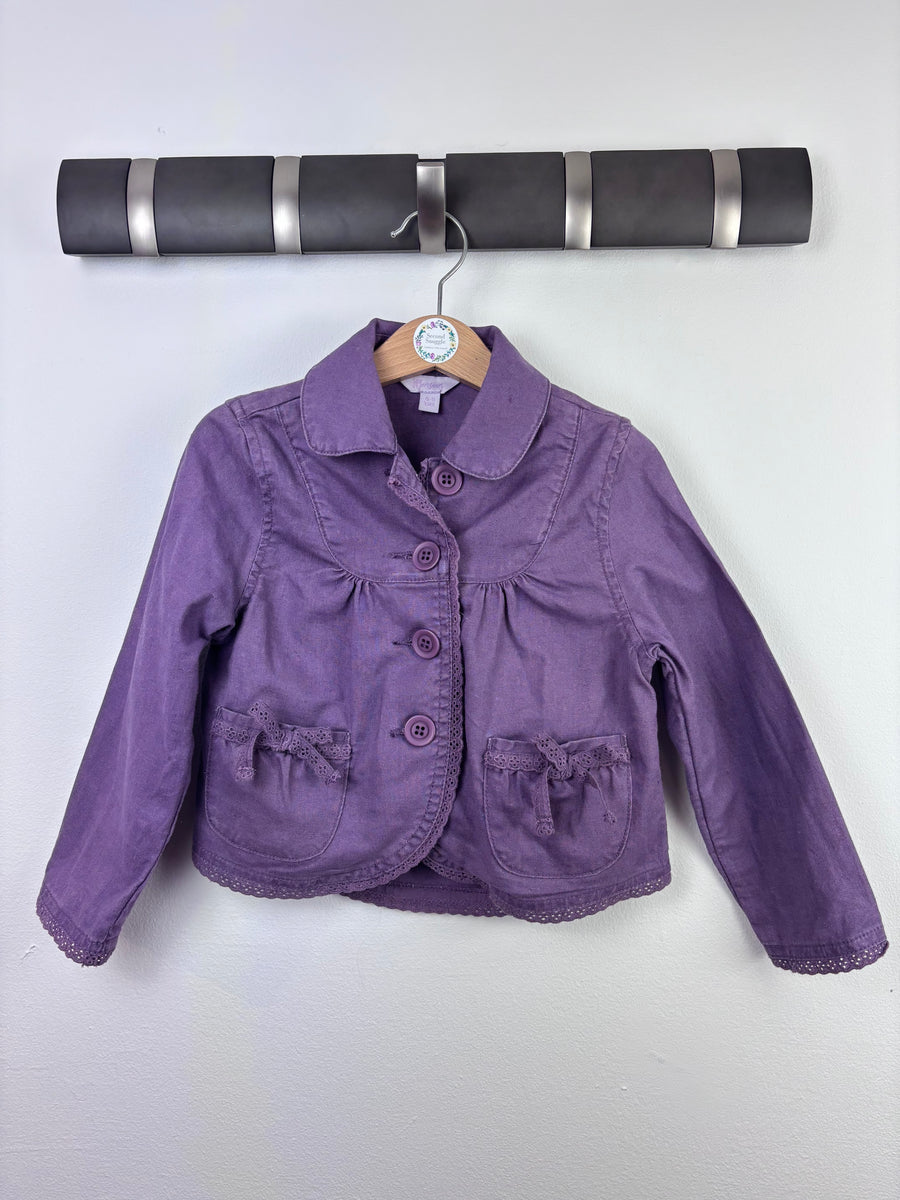 Monsoon Purple Jacket 4-5 Years-Jackets-Second Snuggle Preloved