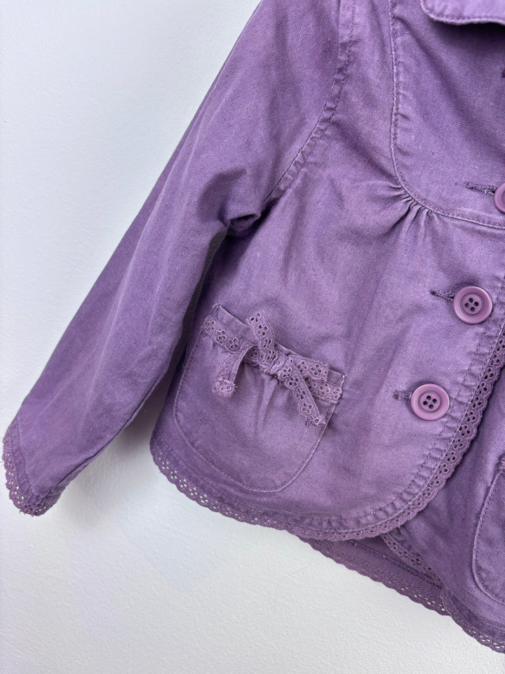 Monsoon Purple Jacket 4-5 Years-Jackets-Second Snuggle Preloved