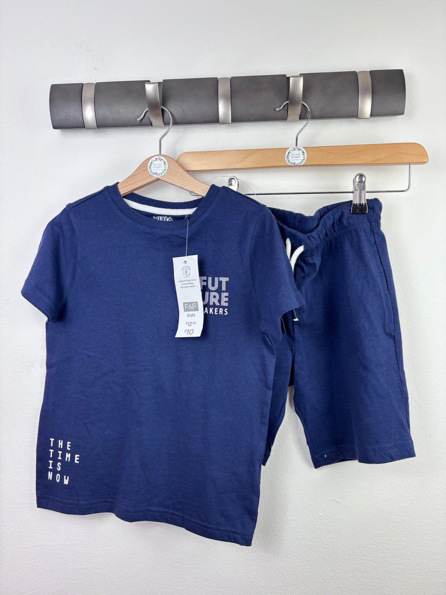 Fred & Flo T Shirt Short Set 6-7 Years-Sets-Second Snuggle Preloved