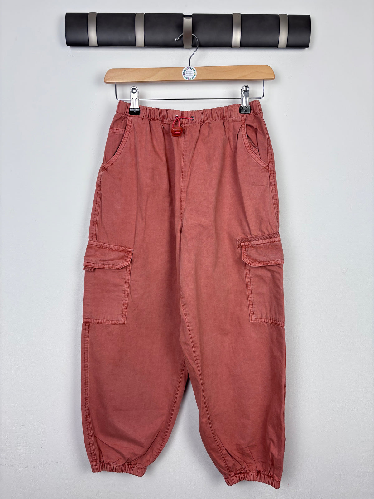 Next Coral Beige Cargo Trousers 15 Years-Trousers-Second Snuggle Preloved
