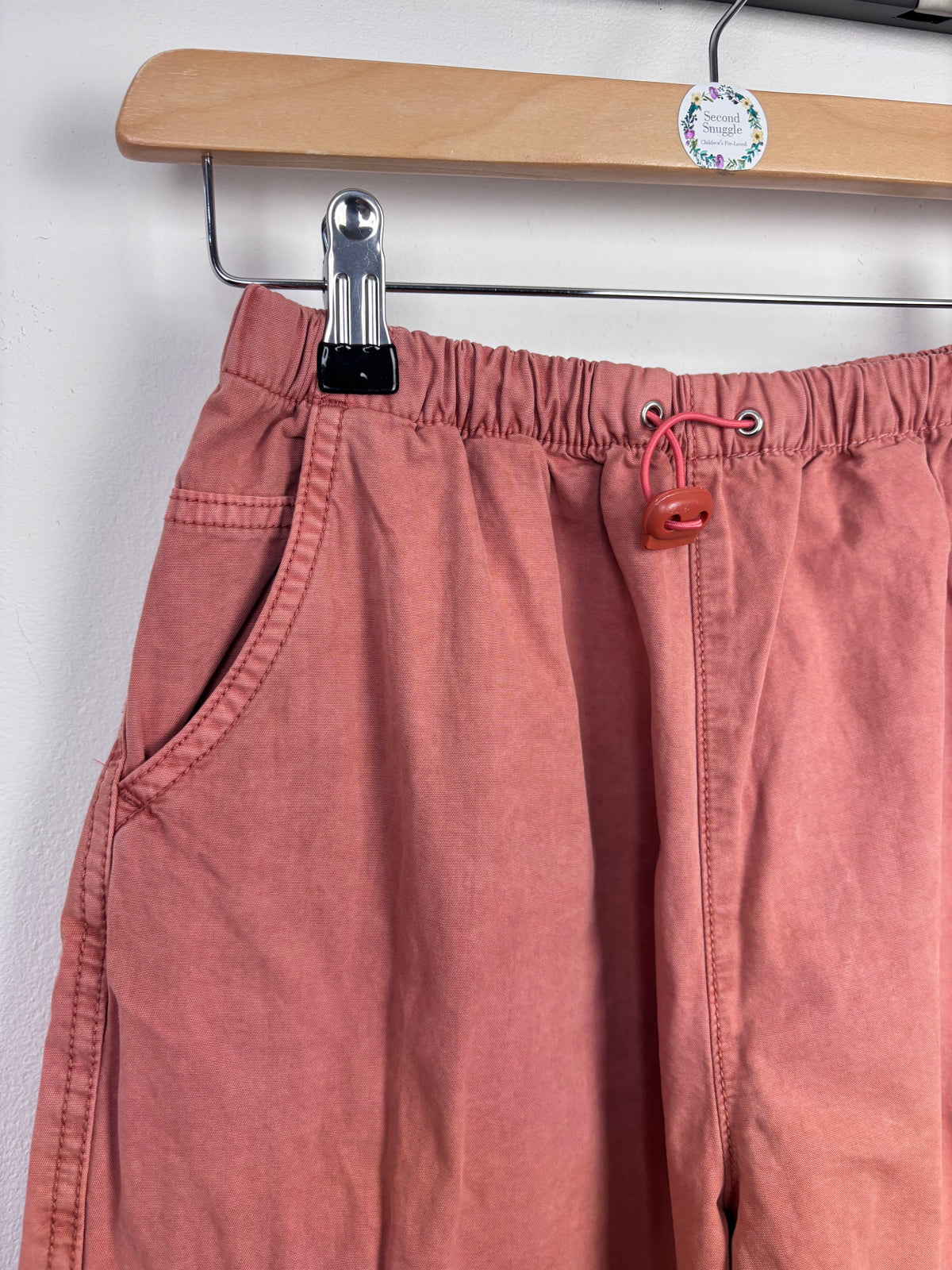 Next Coral Beige Cargo Trousers 15 Years-Trousers-Second Snuggle Preloved