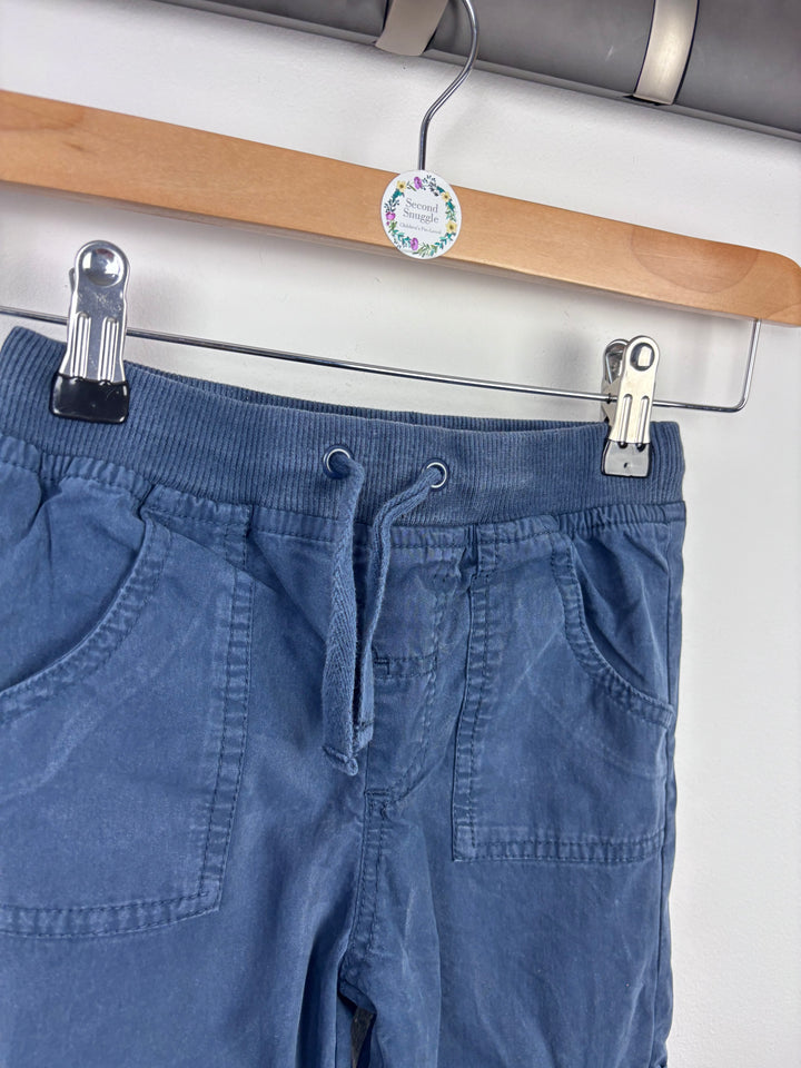 JoJo Maman Bebe Navy Trousers 4-5 Years-Trousers-Second Snuggle Preloved