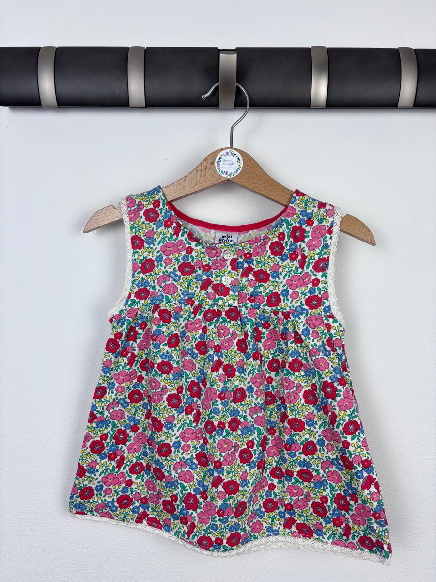 Boden Floral Sleeveless Top 5-6 Years-Tops-Second Snuggle Preloved