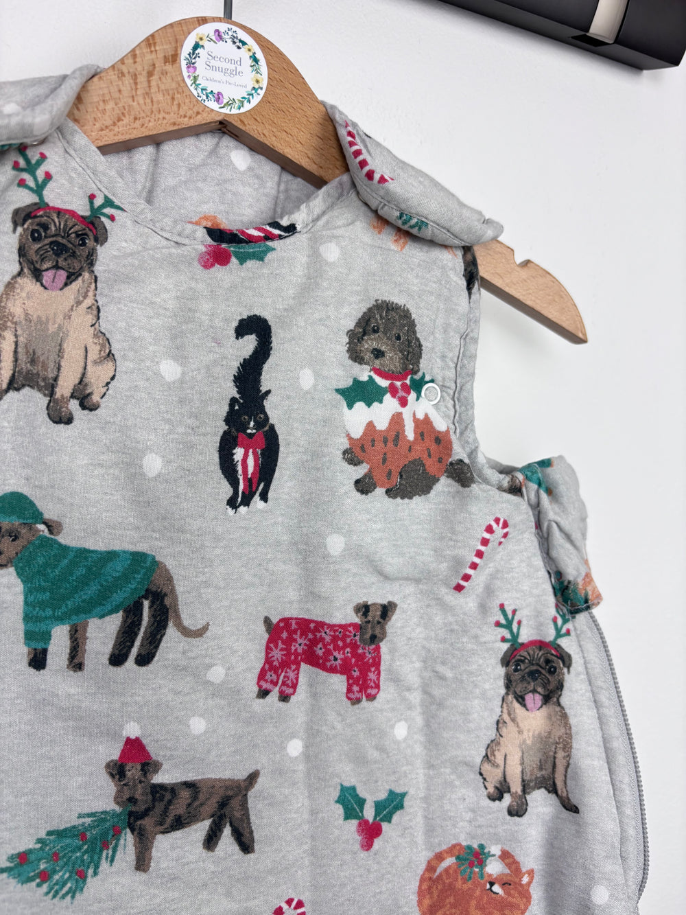 John Lewis Christmas Sleeping Bag 0-6 Months 2.5 Tog-Sleeping Bags-Second Snuggle Preloved