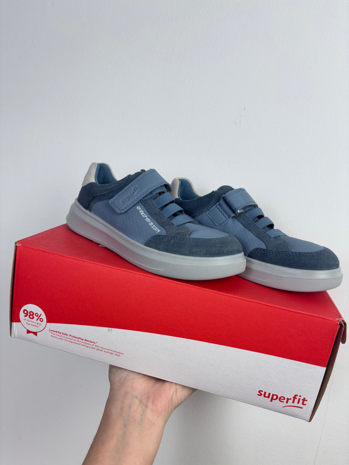Superfit Blue Trainers EU 31 (UK 12.5)-Shoes-Second Snuggle Preloved