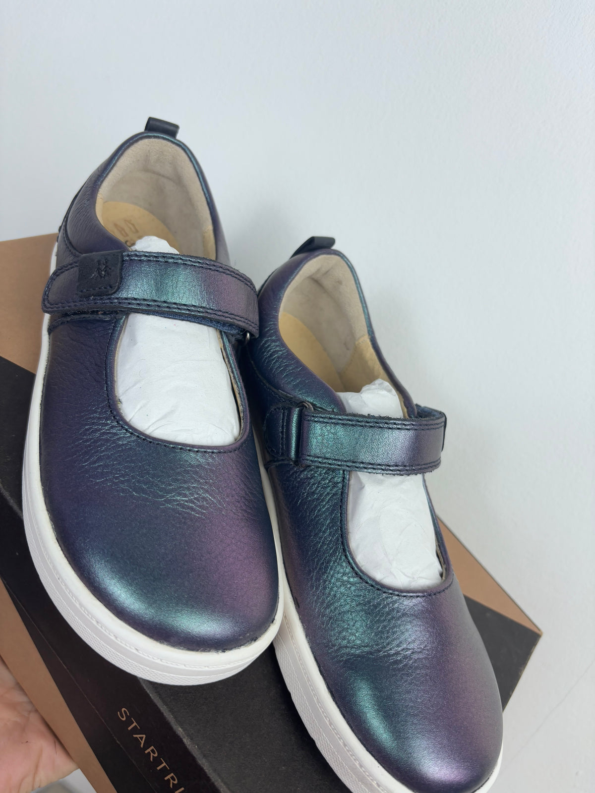 Start Rite Navy Leather Shoes UK 12 F-Shoes-Second Snuggle Preloved