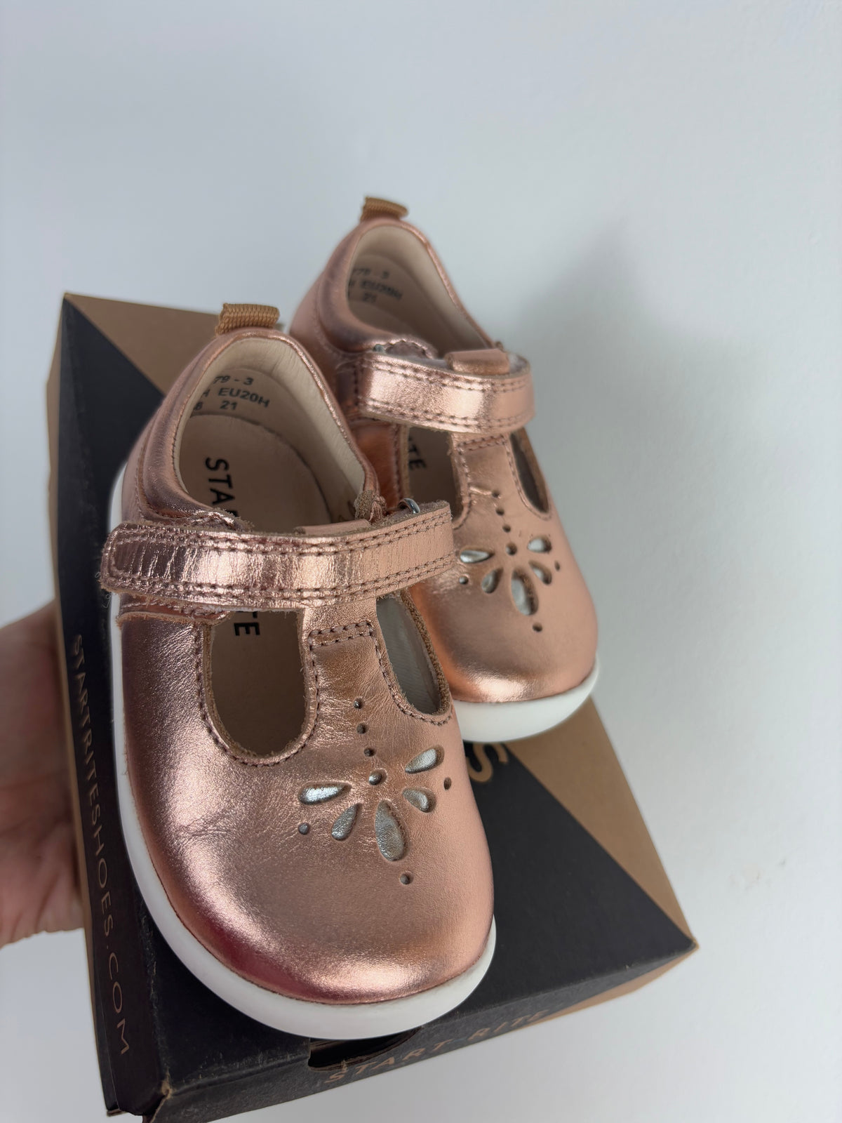Start Rite Rose Gold Leather Shoes UK 4 H-Shoes-Second Snuggle Preloved