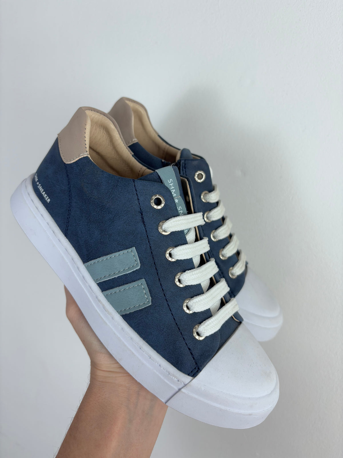 Shoesme Blue Trainers EU 35 UK 2.5-Shoes-Second Snuggle Preloved