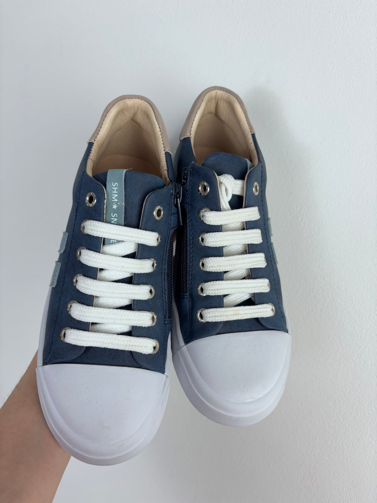 Shoesme Blue Trainers EU 35 UK 2.5-Shoes-Second Snuggle Preloved