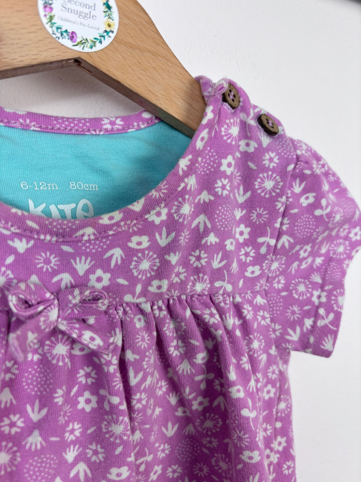 Kite Purple Dress 3-6 Months-Dresses-Second Snuggle Preloved