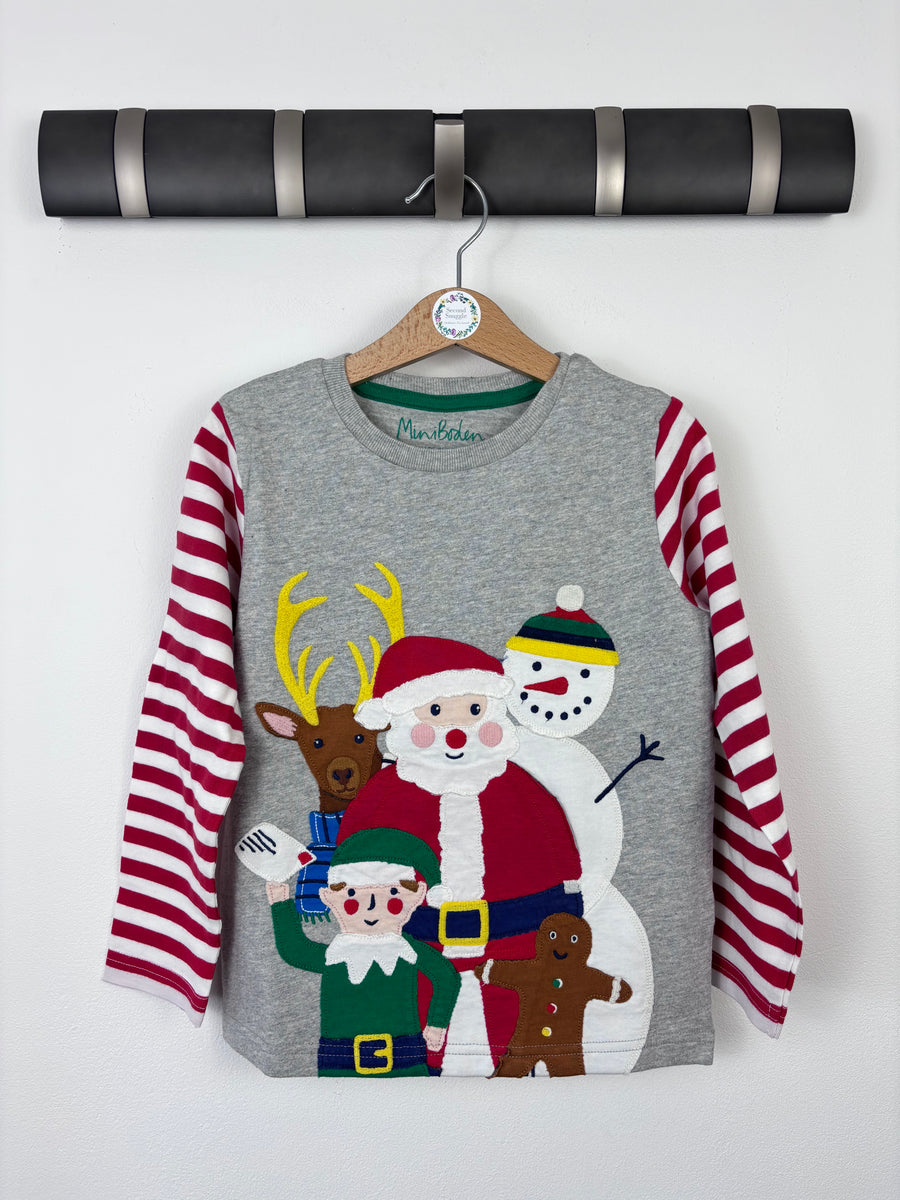 Mini Boden Christmas Top Various Sizes-Tops-Second Snuggle Preloved