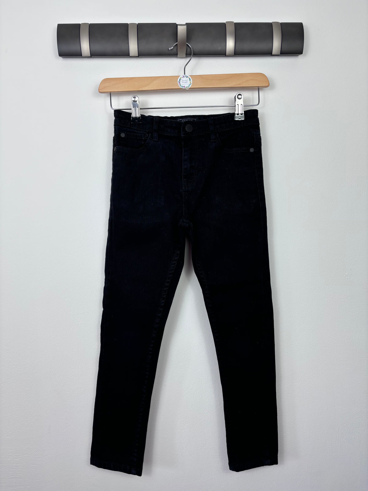 Next Black Skinny Jeans 9 Years-Trousers-Second Snuggle Preloved