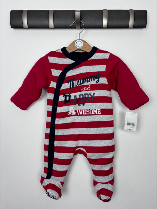 Mothercare Up To 3 Months-Sleepsuits-Second Snuggle Preloved