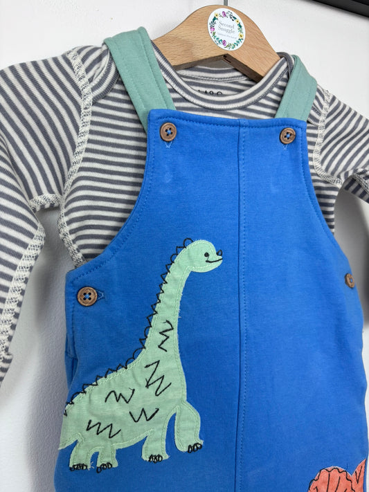 M&S 0-3 Months-Dungarees-Second Snuggle Preloved