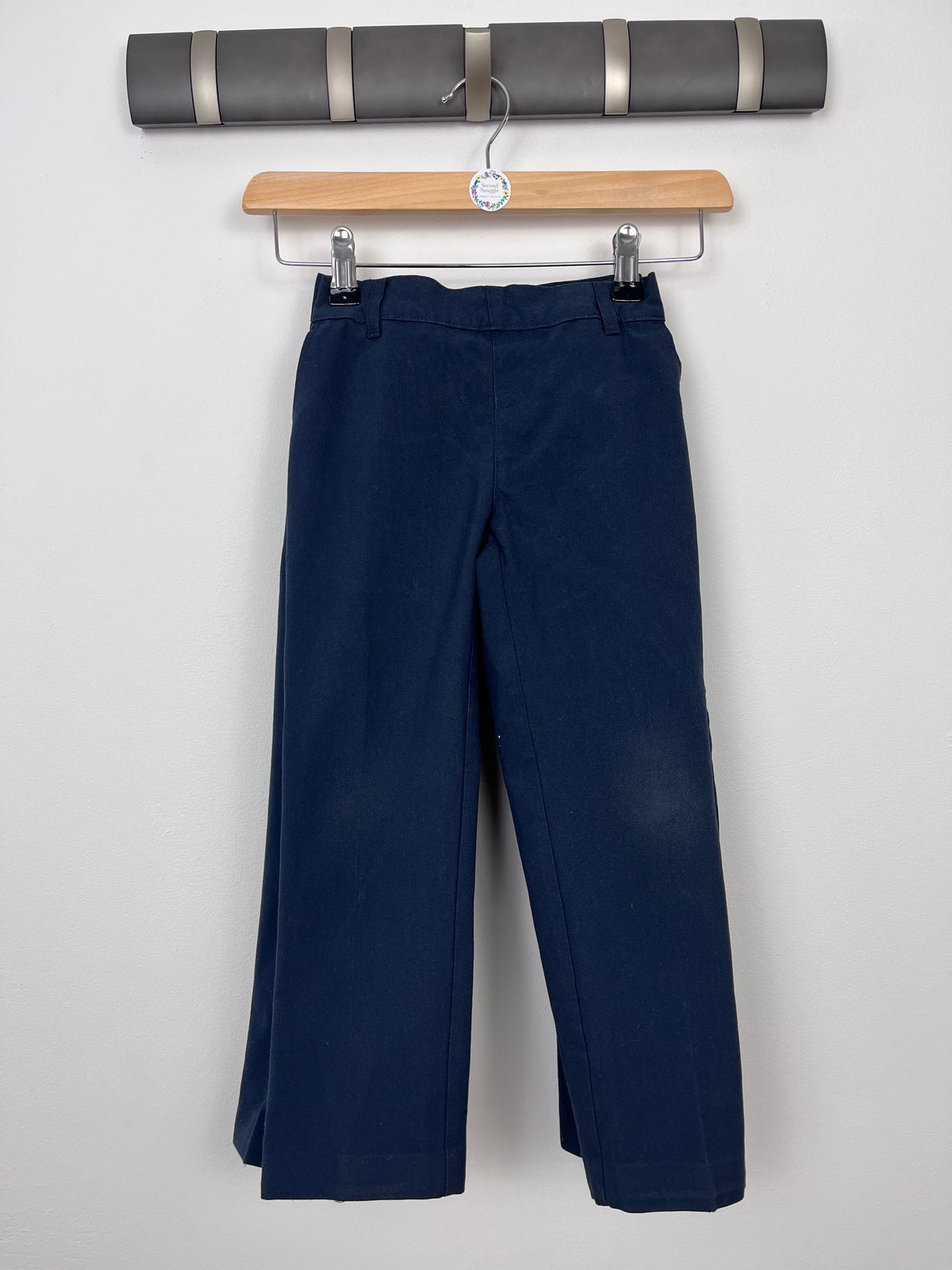 M&S Navy School Trousers 4-5 Years-Trousers-Second Snuggle Preloved
