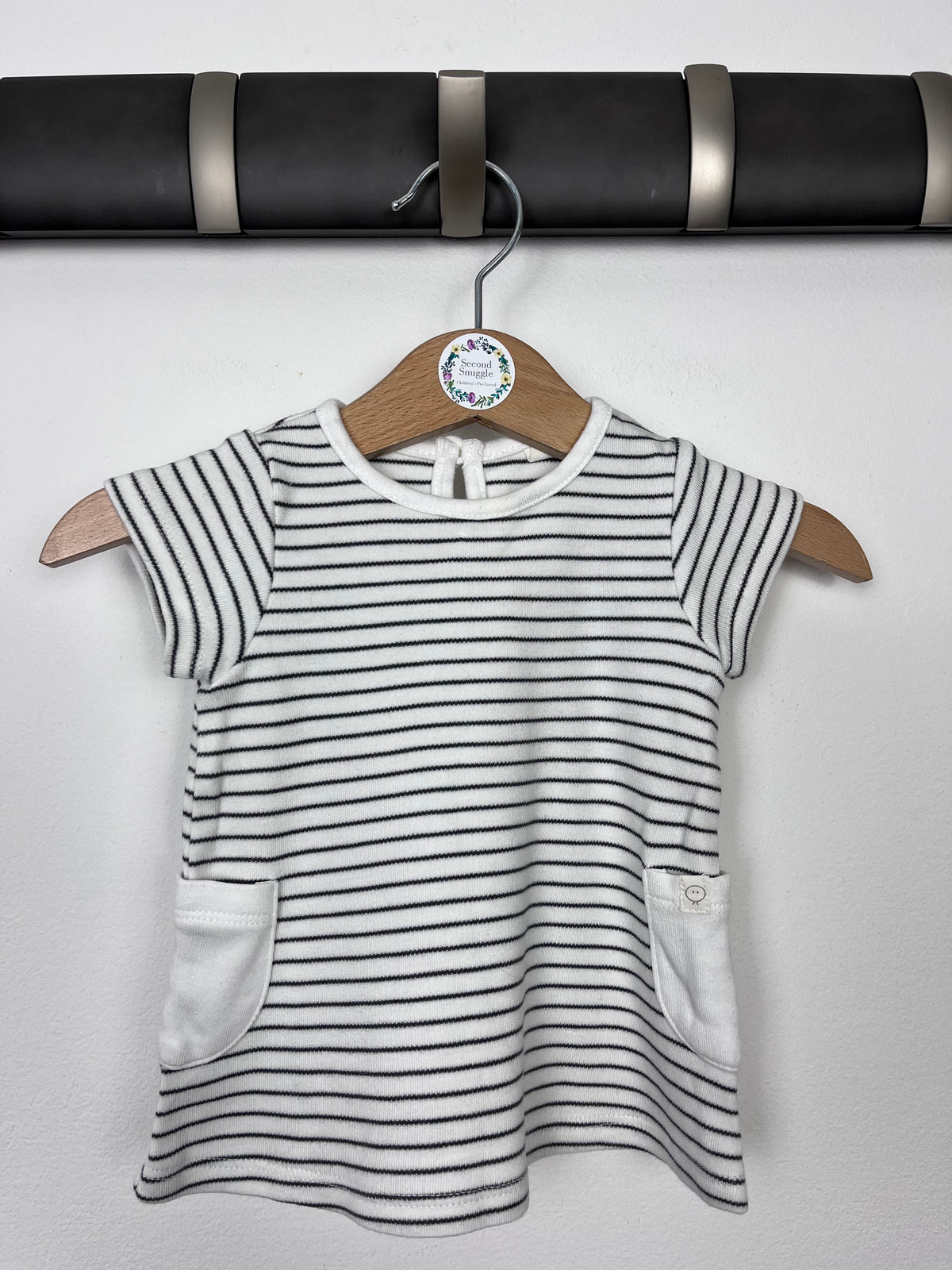 Mori Stripe Dress 0-3 Months-Dresses-Second Snuggle Preloved