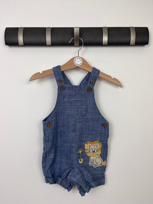 M&S 0-3 Months-Dungarees-Second Snuggle Preloved