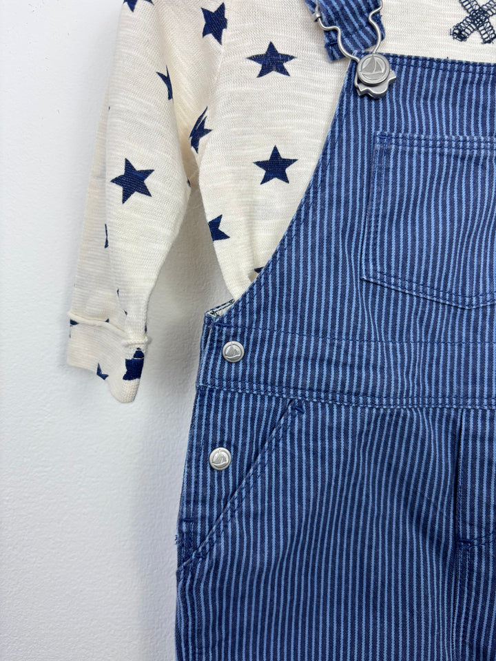 Petit Bateau 6 Months-Dungarees-Second Snuggle Preloved