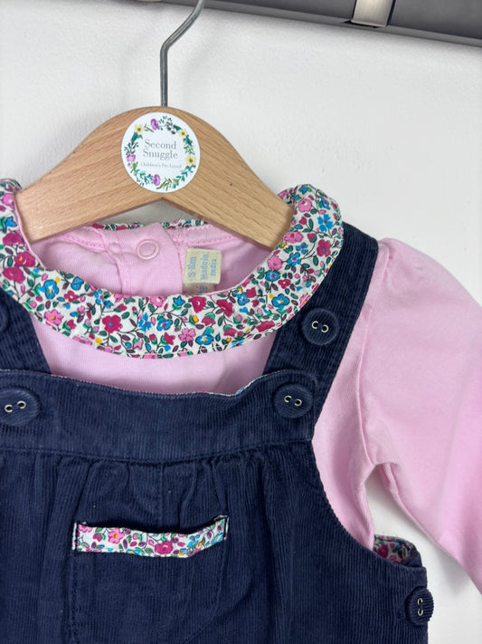 JoJo Maman Bebe 3-6 Months-Dungarees-Second Snuggle Preloved