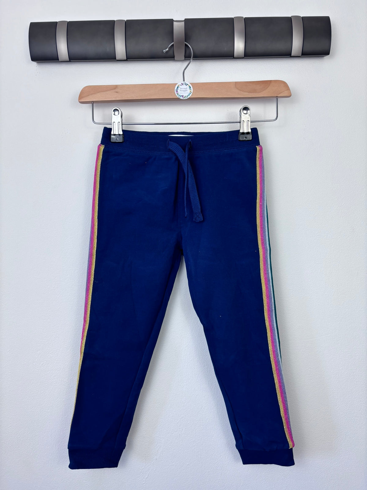 Ex M&S Navy Joggers 5-6 Years-Trousers-Second Snuggle Preloved