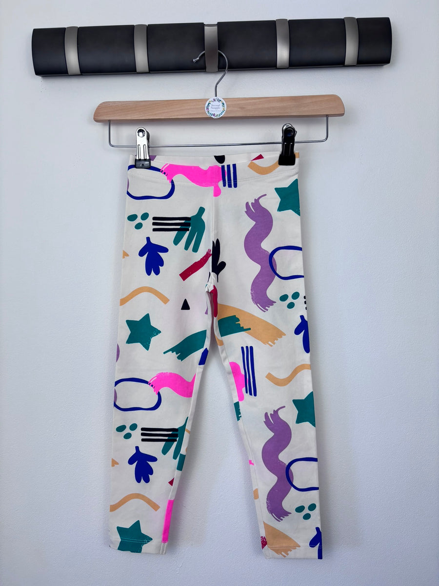 M&S Leggings Fun Print 7-8 Years-Leggings-Second Snuggle Preloved