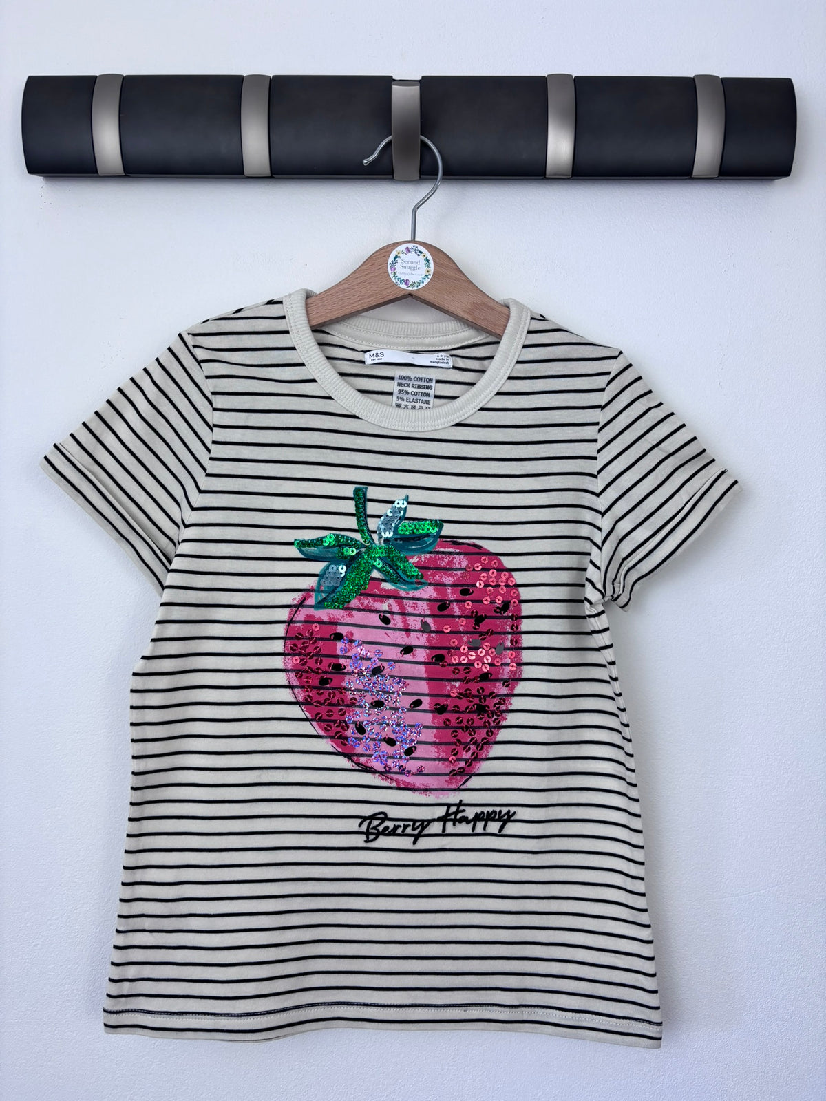M&S Strawberry T-Shirt 13-14 Years-Tops-Second Snuggle Preloved