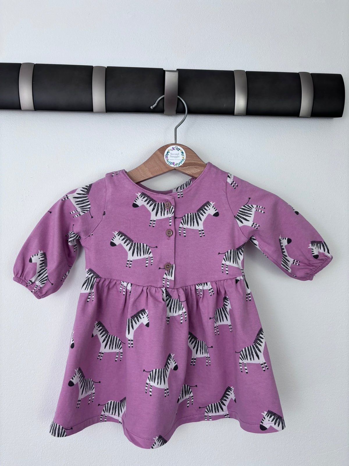 Next Pink Zebra Print Dress Up To 1 Month-Dresses-Second Snuggle Preloved