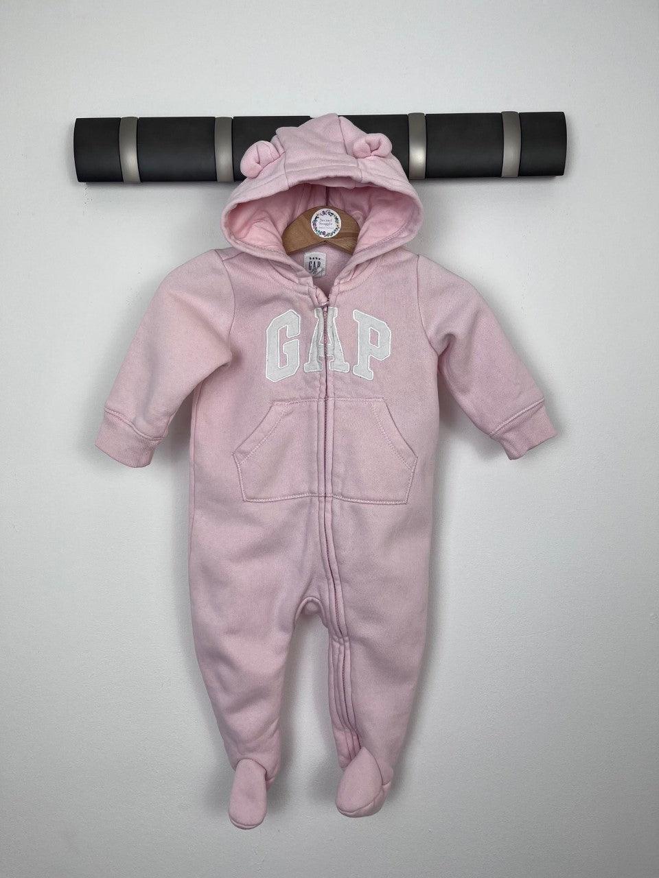 Baby Gap Hooded All-in-One 3-6 Months-All In One-Second Snuggle Preloved