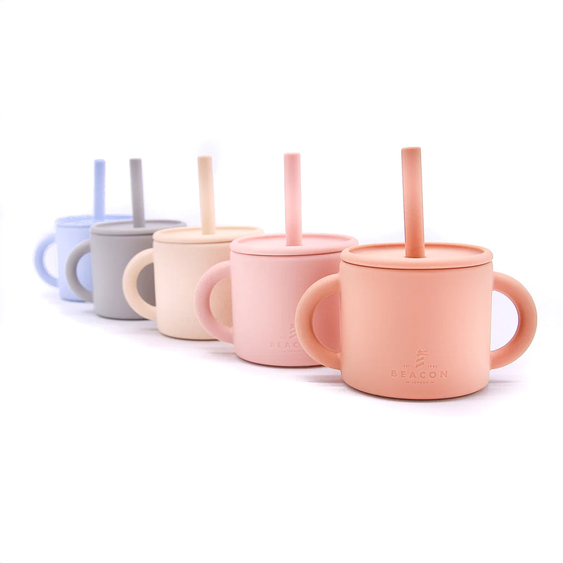 Silicone Cup With Handles & Straw-Cups-Second Snuggle Preloved