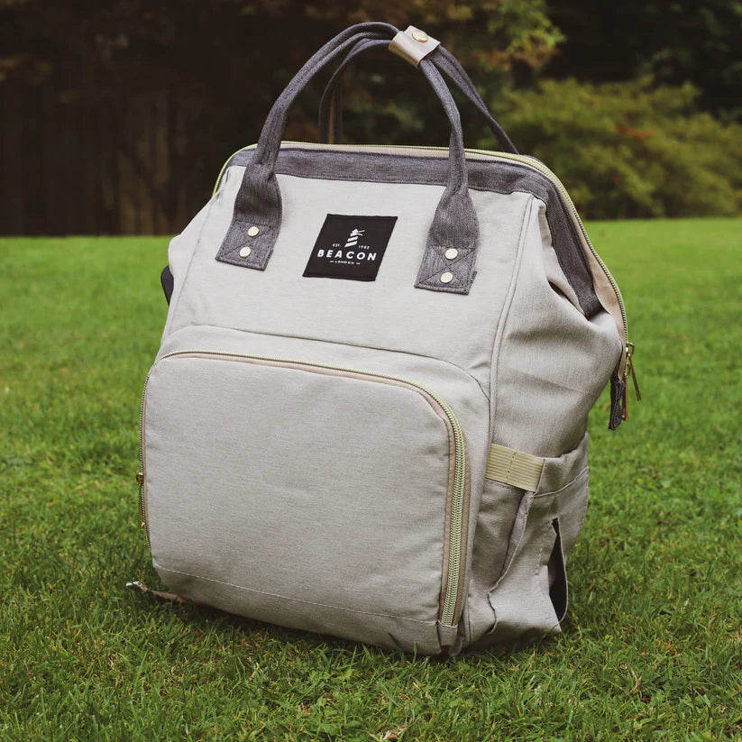 Beacon Changing Bags/ Backpack In Grey-Changing Bags-Second Snuggle Preloved