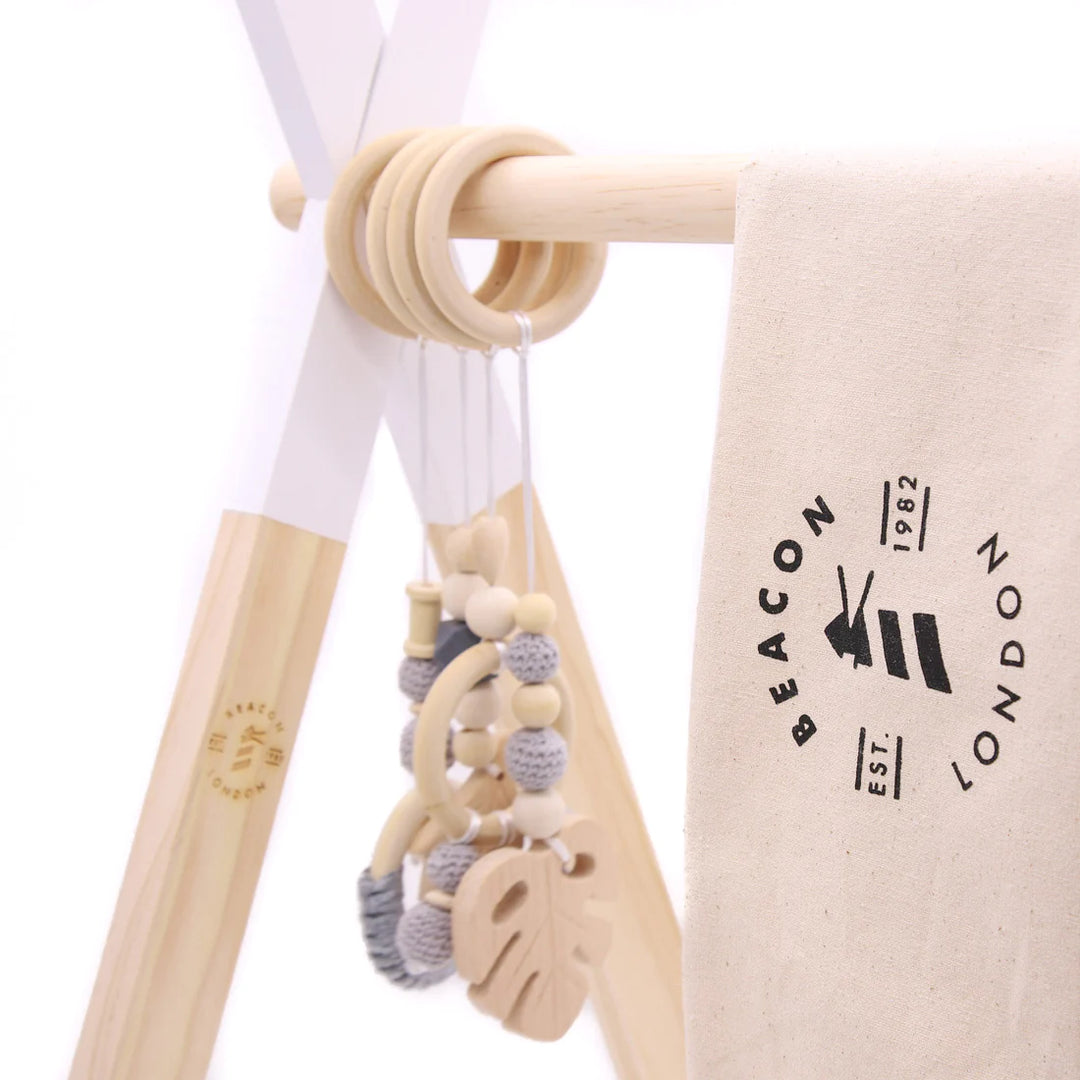 Wooden Baby Gym-Wooden Toys-Second Snuggle Preloved